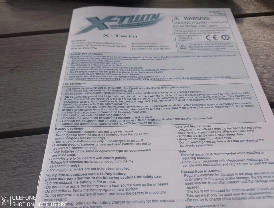 X - Twin Propellerflugzeug und Silverlit Helikopter bespielter Zustand - Bild 3 von 4