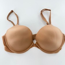 Victoria's Secret Very Sexy Push-Up Bra Women 32D Tan Excellent Underwire Lift