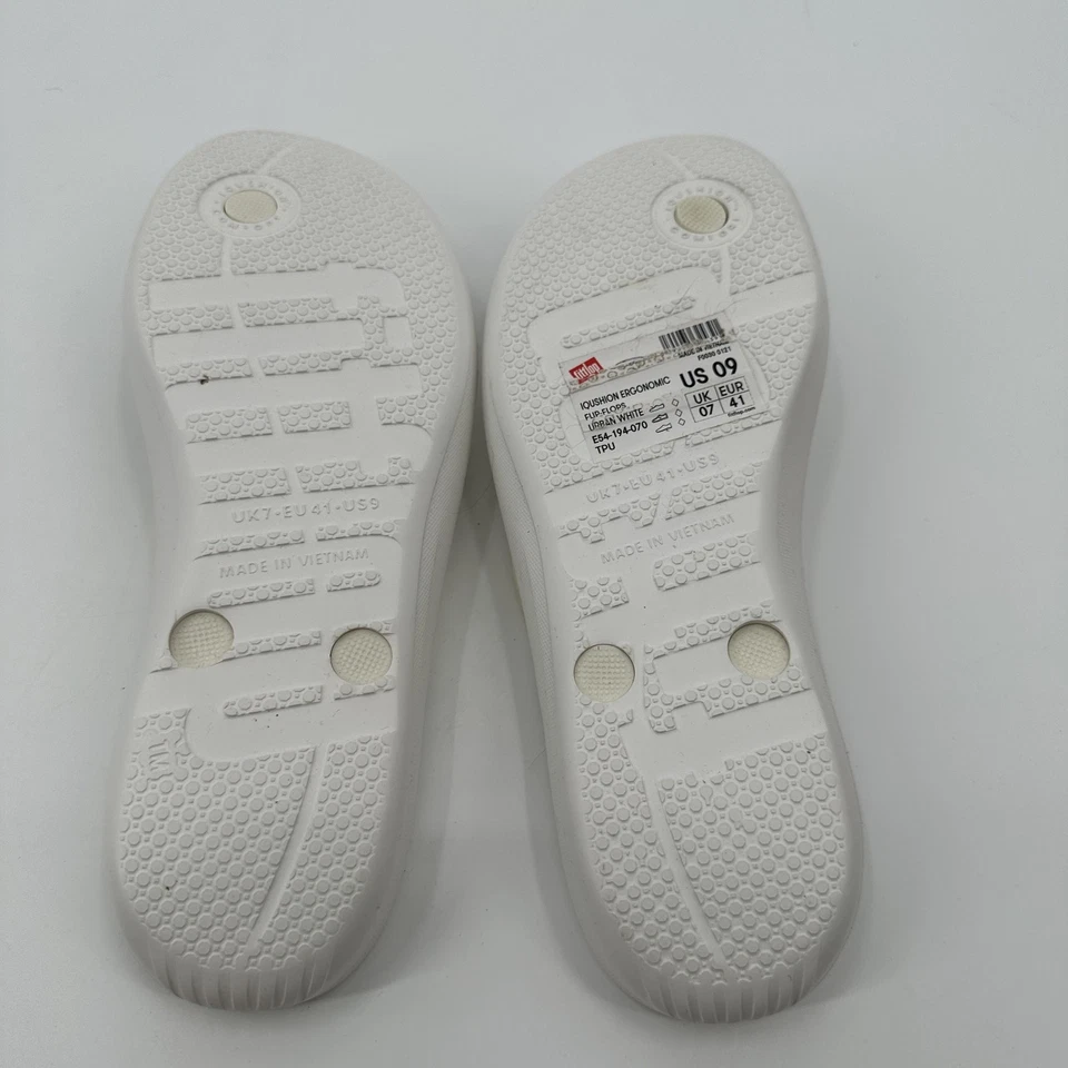 Chanclas ergonómicas FitFlop iQushion zapatos para mujer talla 9 urbanas E54-194-070 Foto 3 de 4