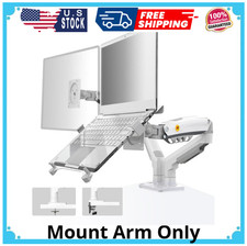 Laptop Mount with Adjustable Tray for 10-17  Notebook, Full Motion Arm with VE...