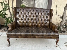 Antique Leather Couch