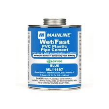 Mainline ML11197 1/2" PVC Adhesive Low VOC Blue Medium Body