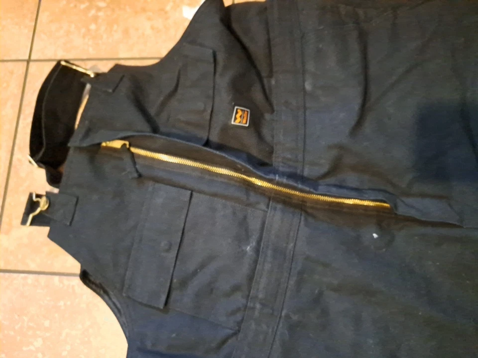 Walls Black Padded Insulated Ski Bib Overalls Size XL Winter Warm - Image 4 of 4