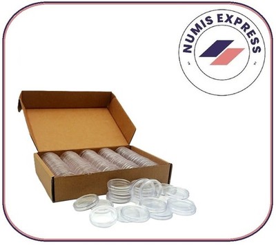 200 Stück Münzkapseln / Kapseln / Coin Größe 26mm für 2 Euro Münzen # CAPS200