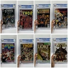 Avengers Theme Comic Book Lot Of 8 CGC Graded