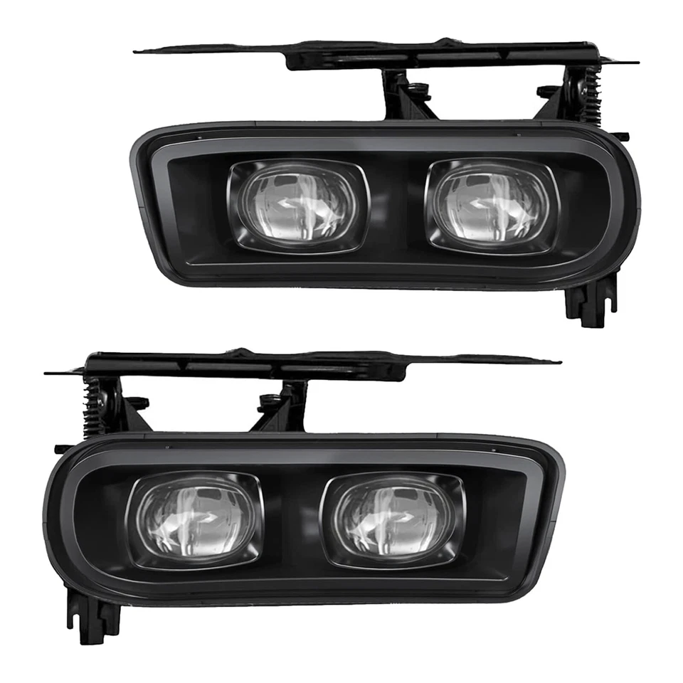 Pair For 2002-2006 Cadillac Escalade EXT ESV LED Fog Lights Front Bumper Lamps - Изображение 2 из 4