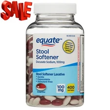 Equate Laxative Softgels to Soften Stools, 100 mg, 400 Count
