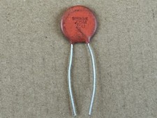 NOS Vintage 1960s Sprague Ceramic Disc .05 uf 1000v Capacitor TESTS .04 uf Qty 