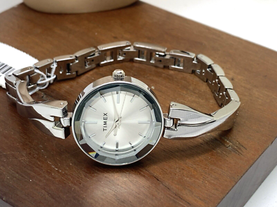 Timex TW2T49400JI - Womens Silver Tone Bracelet Watch, 26mm Timex Women main image 2