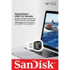 SanDisk MobileMate USB 3.0 microSD micro SDHC SDXC Card Reader SDDR-B531-GN6NN