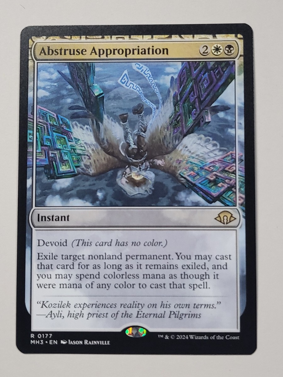 mtg best modern horizons 3 cards The Wrap-Up For Commander (A regular Art card can be found in 30% of packs and a foil Abstruse Appropriation Modern Horizons 3