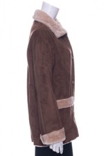 Steilmann Ladies Fur Lined Coat Uk 20 Ln102 Dd 13