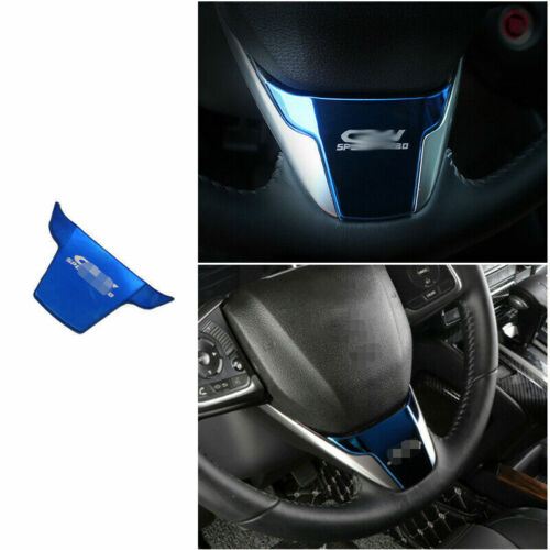 For Honda CR-V CRV 2017-2022 Blue Inner Steering Wheel Decorative Cover Trim - Picture 3 of 6