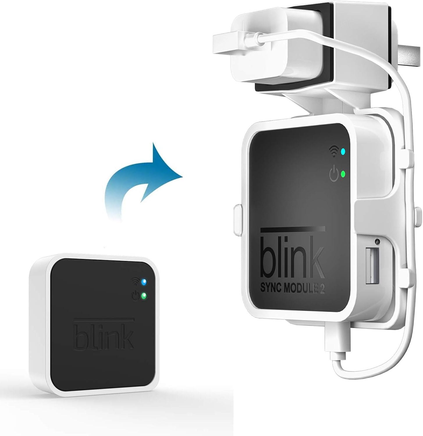 Outlet Wall Mount for Blink Sync Module 2, Simple Mounting Bracket Holder for Bl-image
