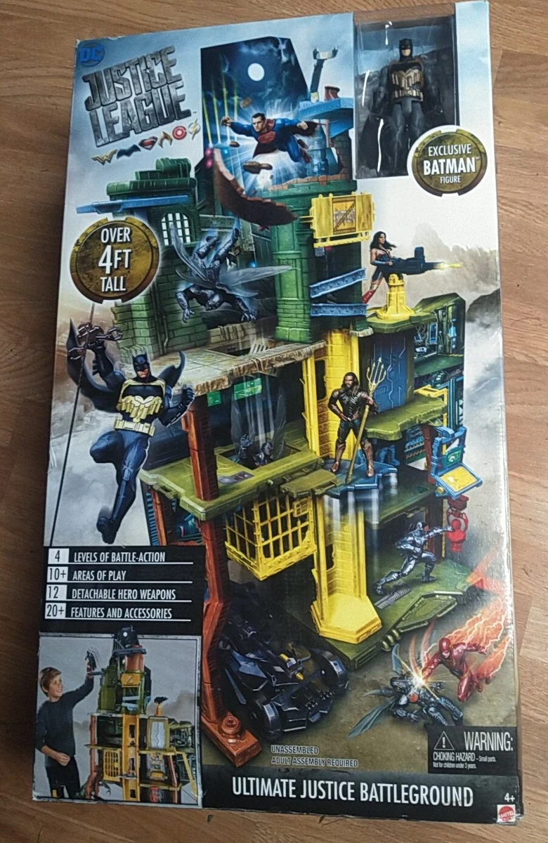 League　Justice　Ultimate　DC　Playset，　並行輸入品-　Justice　Battleground