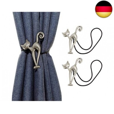 TopHomer 4er Set Magnetische Vorhang Raffhalter - 10 Farben, Werkzeuglos Montierbar