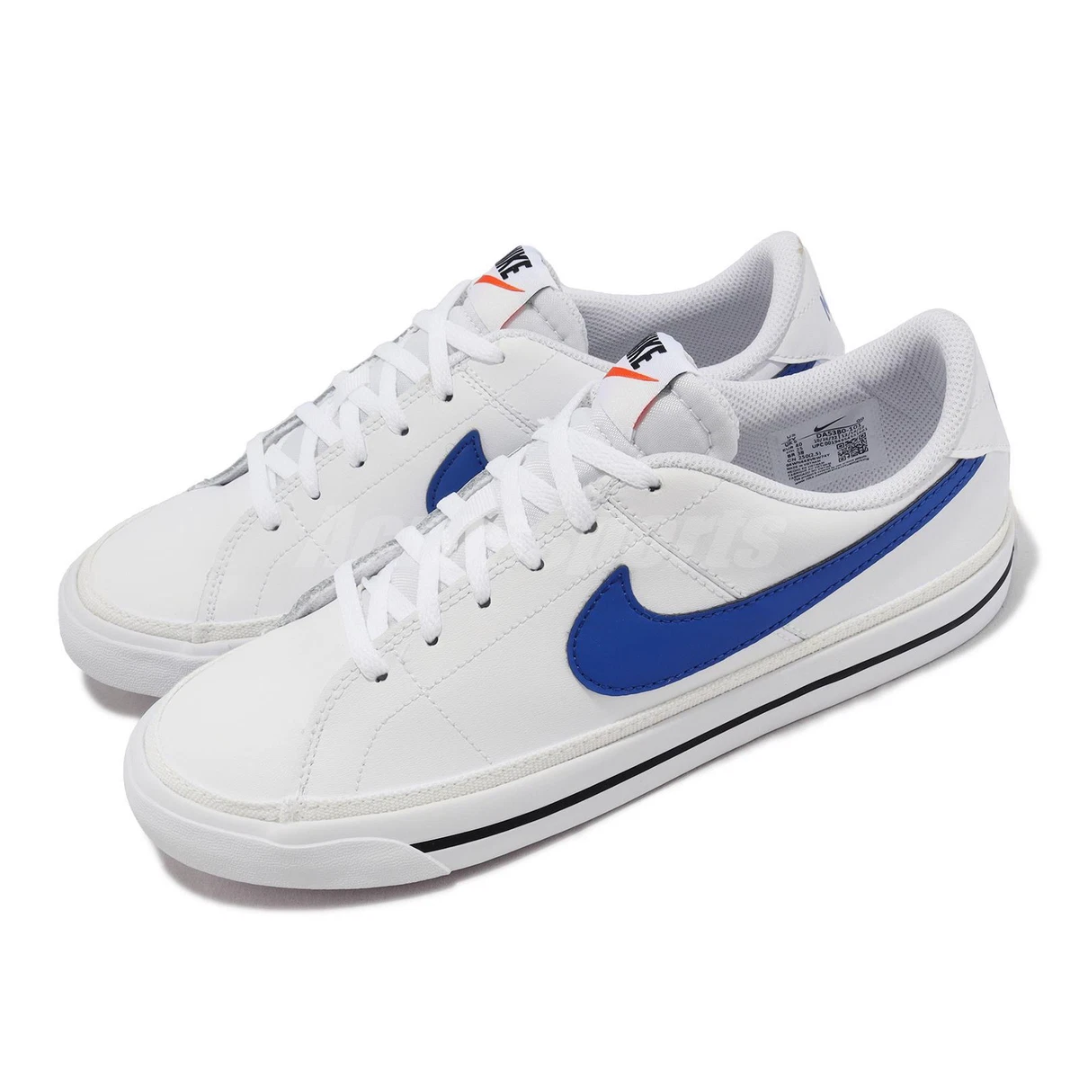 Nike Court Legacy GS White Game Royal Kids Youth Casual Shoes Sneaker  DA5380-101 | eBay