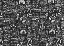45" 100 Cotton Halloween fabric by Hi-Fashion Fabrics