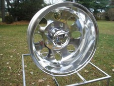 4 16x6 Ford E350 Chevy Gmc Box Van Alcoa Style Dually Polished Wheels New