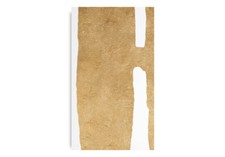 Quadro dipinto a mano su tela intelaiato Gold series31 colore oro astratto 90x40