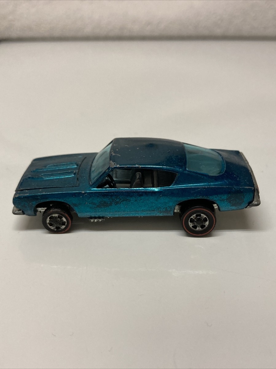 Hot Wheels Redline Custom Barracuda 1967 Aqua Sweet Sixteen Made