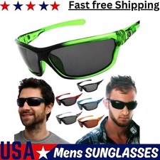 POLARIZED NITROGEN SUNGLASSES Mens Fishing Cycling Driving Sport Golfing Glasses
