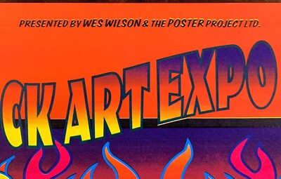 Rock Art Expo 1994 Poster San Francisco Hall Of Flowers