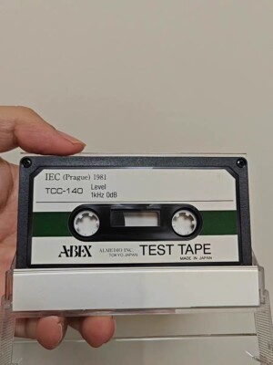 1-Piece genuine for ABEX TCC-140 test tape New 1kHz 0dB-