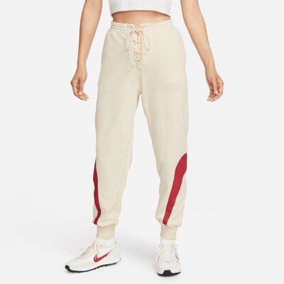 Nike Women's Sportswear Circa 50 French Terry Big Logo Swoosh Pants Sz Med $95