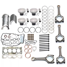 For 12-17 Chevrolet Cruze 1.8L Engine Rebuild-Gasket Piston Bearing Con Rod Set