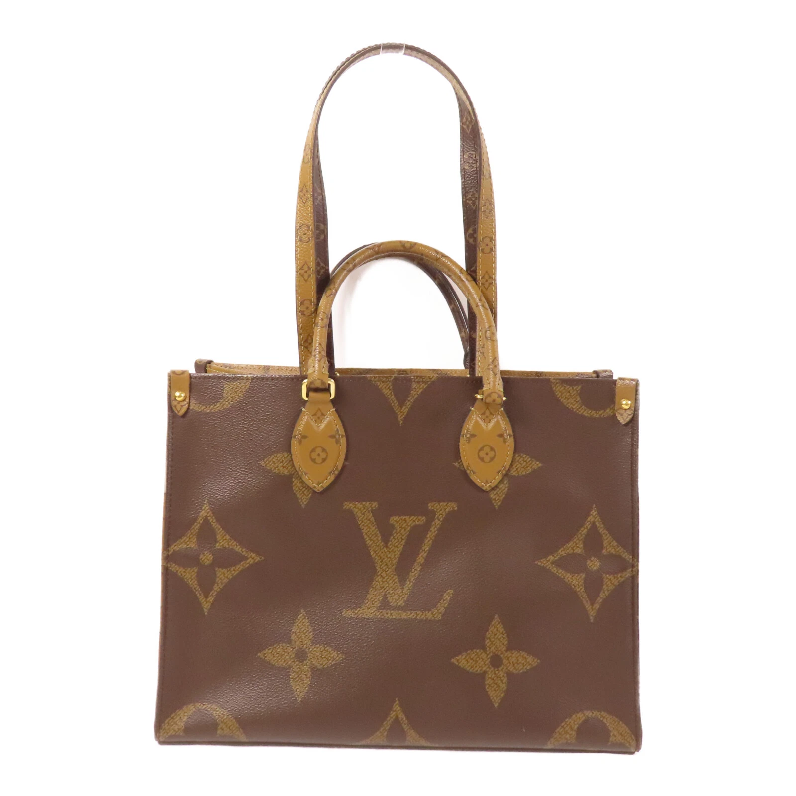 LOUIS VUITTON（LV） Borsa Louis Vuitton LV GHW On The Go MM 2 vie M45321 monogramma marrone gigante