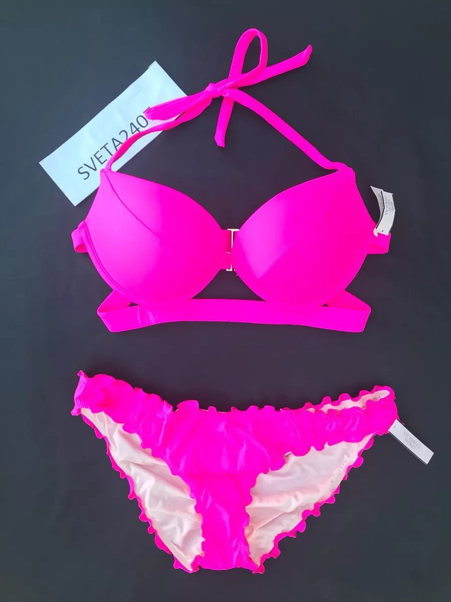Halter store ruffle bikini