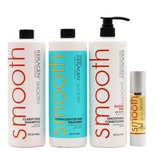 Keragen Smooth Complet Keratin Treatment Formaldehyde Free Clarifying Shampoo