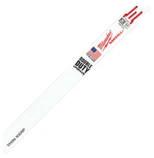 Milwaukee Double Duty 9" Bi-Metal Thin Kerf Reciprocating Saw Blade 14 TPI 5 pk
