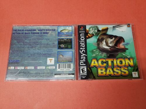 Action Bass (Sony PlayStation 1/PS1, 2000) COMPLETE! - Picture 2 of 5