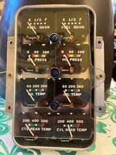 Piper PA30 Twin Comanche engine gauge cluster