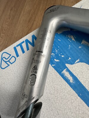 ITM Bicycle Parts a NIB/NOS Goccia Stem 76A / 22.2 mm / 120 mm Silver Anodized | UK