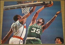 1975 Elvin Hayes Paul Silas SI Photo Clipping Washington Bullets Boston Celtics