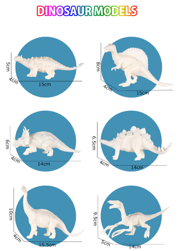 DIY Doodle Dinosaur Puzzle handmade educational toys drawing creative Gift - Picture 11 of 24