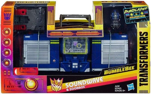 Soundwave and Doombox Bumblebee Greatest Hits Transformers 22cm Figur Hasbro - 第 1/3 張圖片