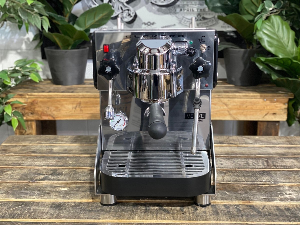 ELEKTRA MINI VERVE 1 GROUP BRAND NEW STAINLESS & BLACK