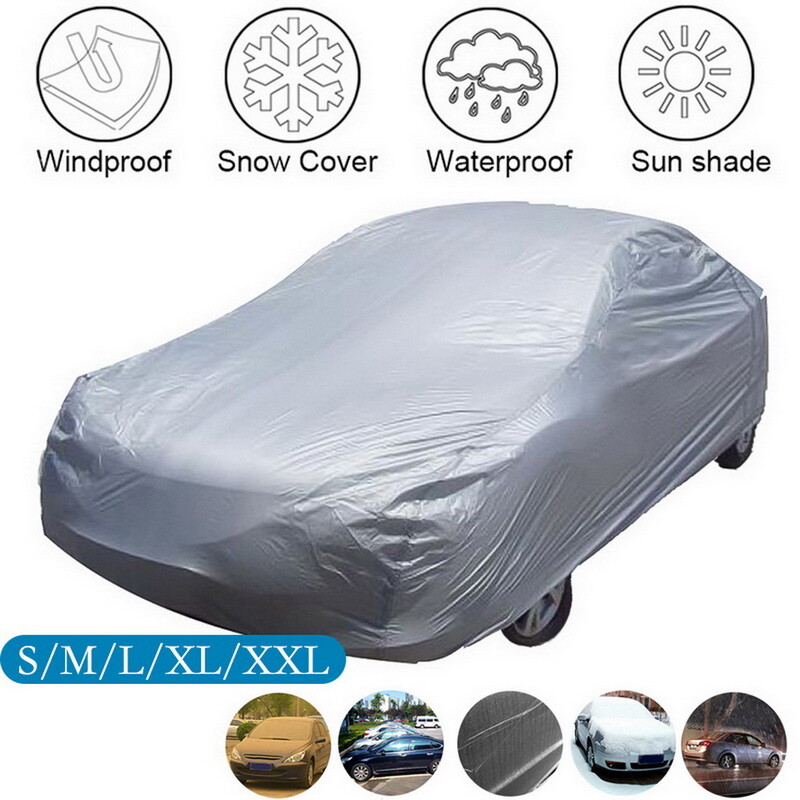 M XXXL Heavy Duty Waterproof Car Cover Rain Snow UV Full Protection