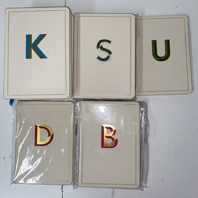 Opalhouse Monogram K, S, U, D, B Journal 5''x 7'' College Ruled 96 Sheets NEW