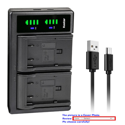 Kastar Battery LTD2 Charger for JVC BN-VF707 & JVC GZ-MG37AH GZ-MG37AS GZ-MG37E