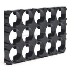 3x5 18650 Cell Batteries Spacer Radiating Shell Plastic Heat Holder Bracket-