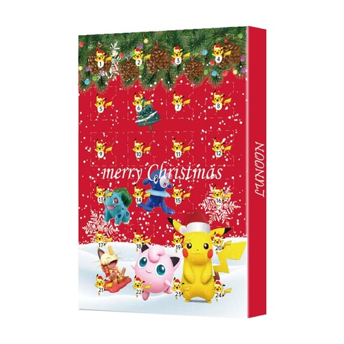 Pokémon Adventskalender 2023 Weihnachten 24-teilig Pokémon Haustier Elfen - Bild 5 von 13