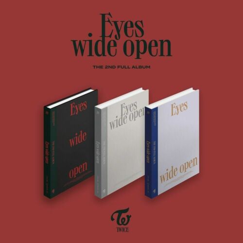 TWICE - [EYES WIDE OPEN] 2nd Album CD+Poster+Photobook+Photocard+