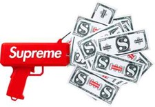 Supreme Cash Cannon Money Gun Red SS17 SS17A63 One Size