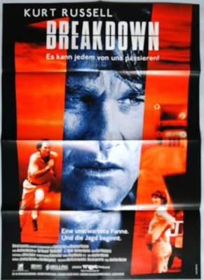 P31 Kinoplakat BREAKDOWN  Kurt Russell, J.T. Walsh, Kathleen Quinlan