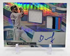 2022 Spectra Bryan De La Cruz ROOKIE  Dual 4 Color Jersey Patch Auto Autograph
